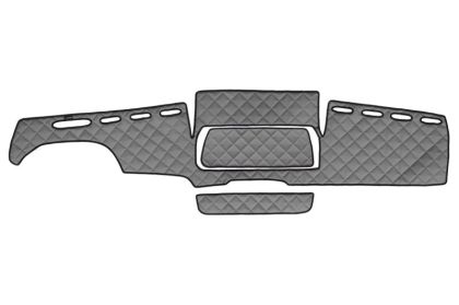 Кожа за табло Elegancе  за MAN TGX (2018-) СИВ