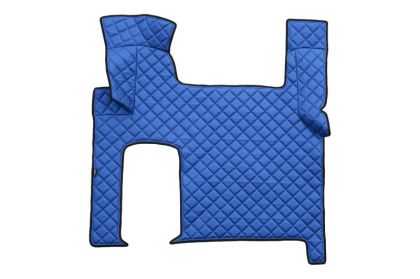 Кожена стелка Elegance-АВТОМАТ-две чекмеджета- MAN TGX (01.2007-12.2017)-СИН