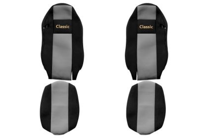 Тапицерия Classic-MAN TGX (01.2007-12.2017)-СИВ