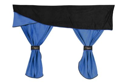 Завеси Elegance-XL кабина-MAN TGA (01.2000-12.2010)-СИН