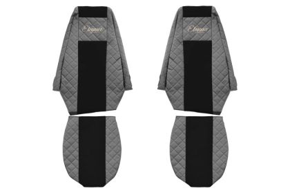 Кожена тапицерия Elegance-RENAULT PREMIUM 2 (2005-2013)-СИВ
