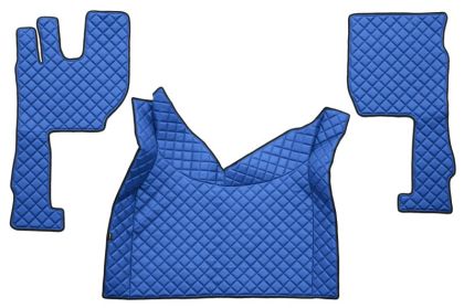 Кожени стелки Elegance-АВТОМАТ-VOLVO FH (2013-)-СИН