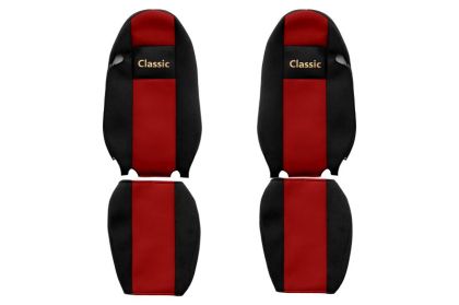 Тапицерия Classic-IVECO STRALIS (01.2002-12.2012)-ЧЕРВЕН
