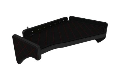 Кожена маса Elegance-централна-LED-SCANIA S NEXTGEN (01.2017-)-ЧЕРЕН/ЧЕРВЕН