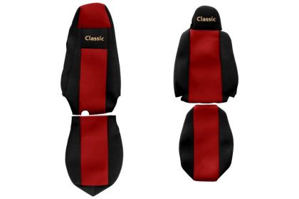  Тапицерия Classic-различни седалки-SCANIA P (01.2005-12.2016)-ЧЕРВЕН
