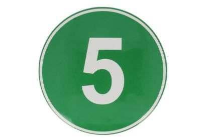 Обознзчителна лепенка Ф22см