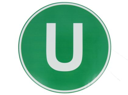 Обознзчителен стикер Ф22см